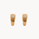 ALANNAH EARRINGS WITH ZIRCONIA