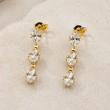 PENDIENTES LARGOS CON CIRCONITAS OVALES BINDY