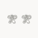 PENDIENTES MARIPOSA CIRCONITAS BLANCAS INBAR