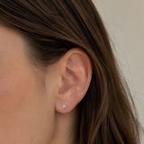 PENDIENTES CIRCONITAS BLANCAS RHEA