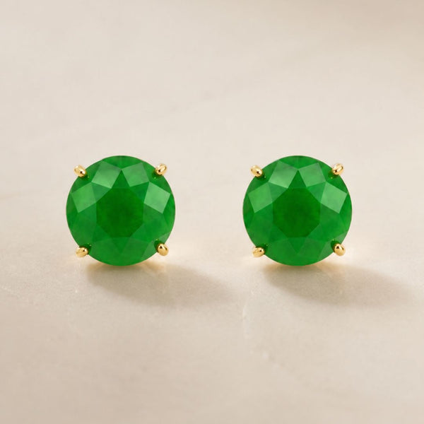 PENDIENTES CUARZOS VERDE SOLEIL
