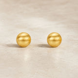 PENDIENTES BOLAS CON ORO ROSA MINALI