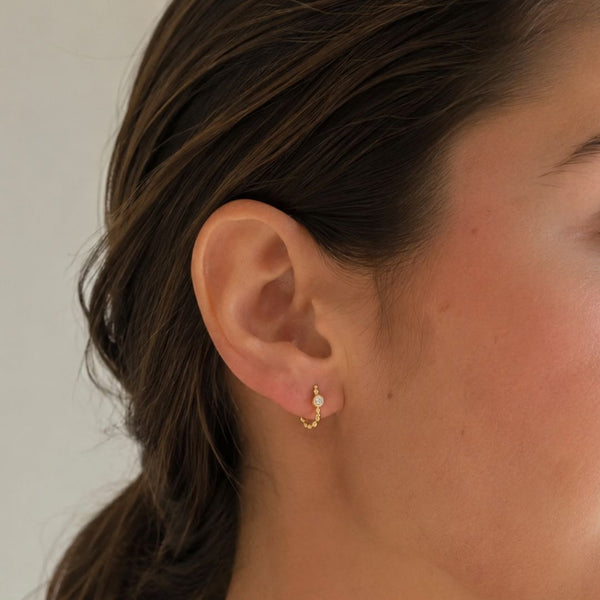 PENDIENTES CIRCONITAS BLANCAS ETHELYN