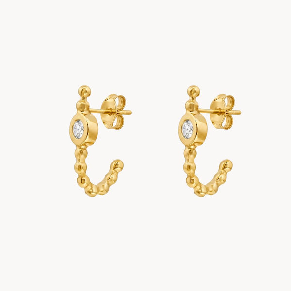 PENDIENTES CIRCONITAS BLANCAS ETHELYN