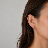 PENDIENTES BICOLOR CON CIRCONITAS RASHA