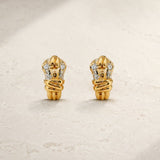 PENDIENTES CIRCONITAS BLANCAS SHERIE