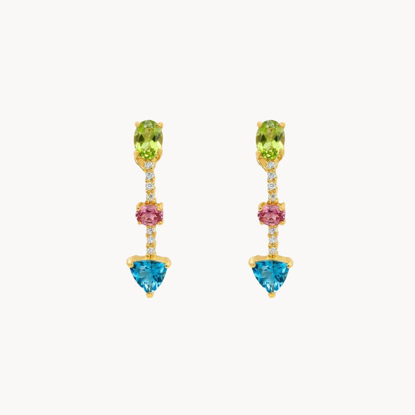 PENDIENTES CIRCONITAS DE COLOR ALLY
