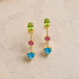 PENDIENTES CIRCONITAS DE COLOR ALLY