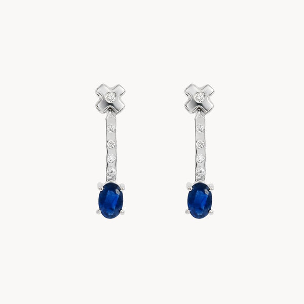 PENDIENTES CIRCONITAS Y ZAFIRO JAYNA