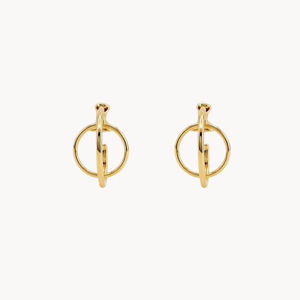 PENDIENTES ORO LISO EIDER