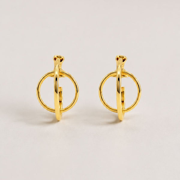 PENDIENTES ORO LISO EIDER