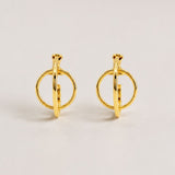 PENDIENTES ORO LISO EIDER