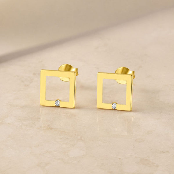 PENDIENTES CIRCONITAS BLANCAS HANIA