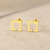 PENDIENTES CIRCONITAS BLANCAS HANIA