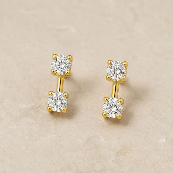 PENDIENTES CIRCONITAS BLANCAS KHLOE
