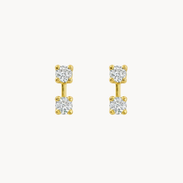 PENDIENTES CIRCONITAS BLANCAS KHLOE