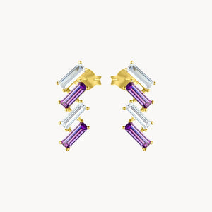 PENDIENTES CON TOPACIO AZUL Y AMATISTA EDA
