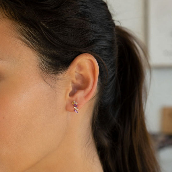 PENDIENTES CON TOPACIO AZUL Y AMATISTA EDA