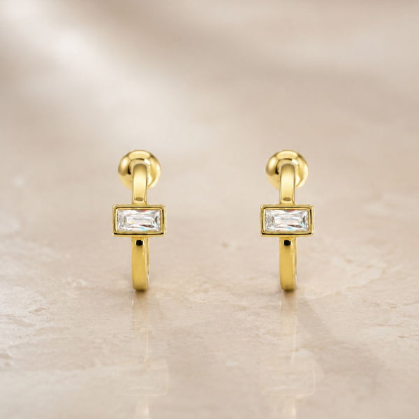 PENDIENTES CIRCONITAS BLANCAS TISHA