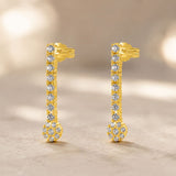 PENDIENTES BARRA CON CIRCONITAS