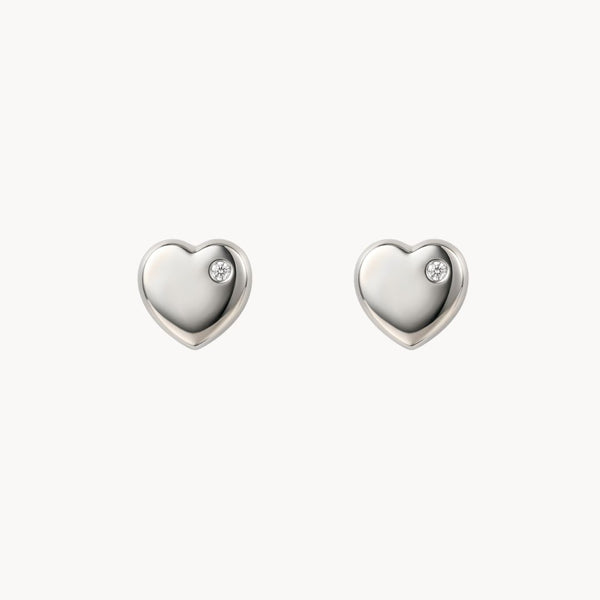 PENDIENTES CIRCONITAS BLANCAS FLORINE
