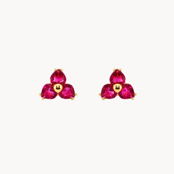 PENDIENTES CUARZOS ROSA HIDROTERMALES ORLAGH