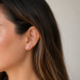 PENDIENTES CUARZOS ROSA  AINSLEY