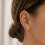 PENDIENTES TREPADORES CIRCONITAS BLANCAS ENNIS