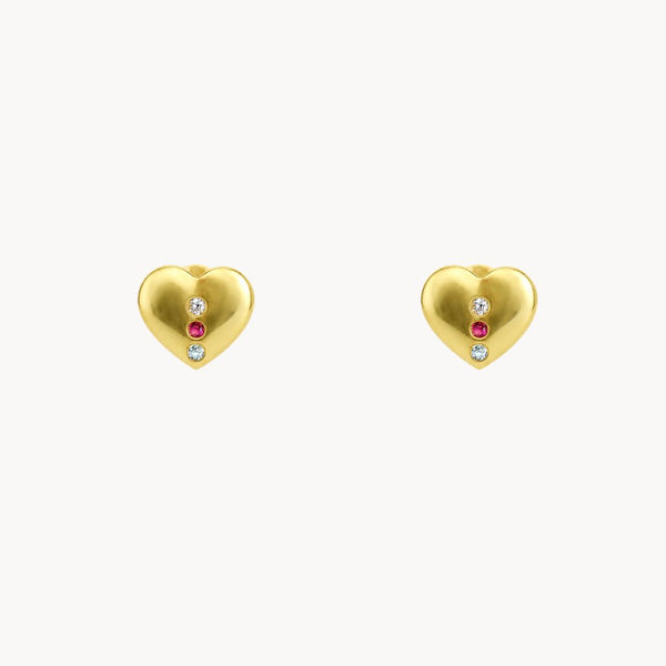 PENDIENTES CIRCONITAS DE COLOR HETTIE