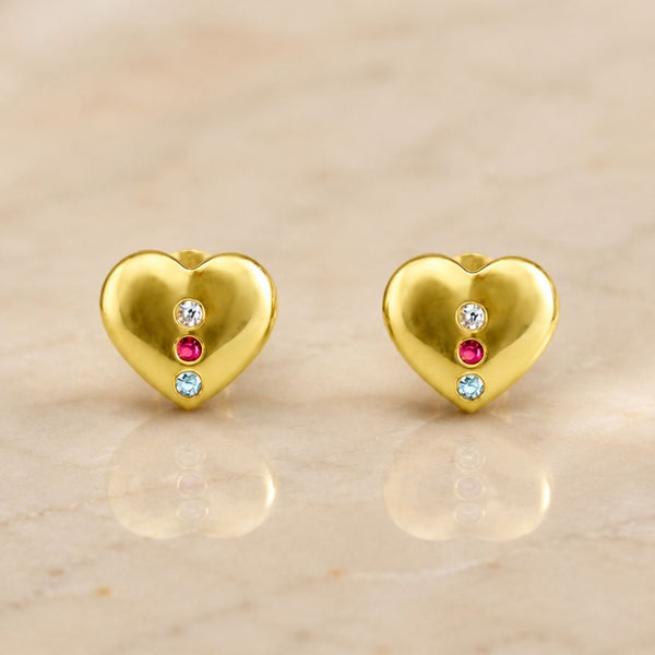 PENDIENTES CIRCONITAS DE COLOR HETTIE