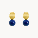 PENDIENTES DESMONTABLE BOLAS DE LAPISLAZULI NEVENKA