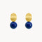 PENDIENTES DESMONTABLE BOLAS DE LAPISLAZULI NEVENKA