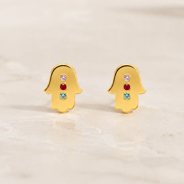 PENDIENTES CIRCONITAS DE COLOR NIA