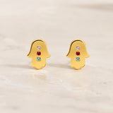PENDIENTES CIRCONITAS DE COLOR NIA