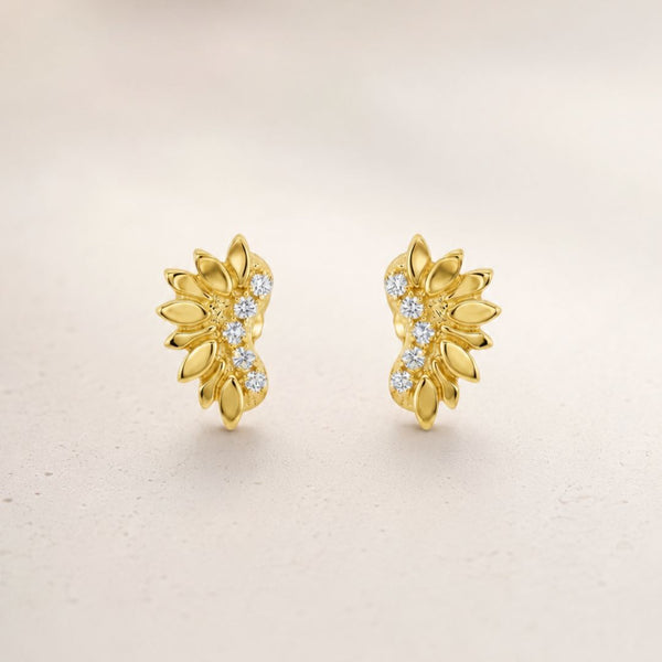 PENDIENTES ALAS CIRCONITAS BLANCAS EMELINE