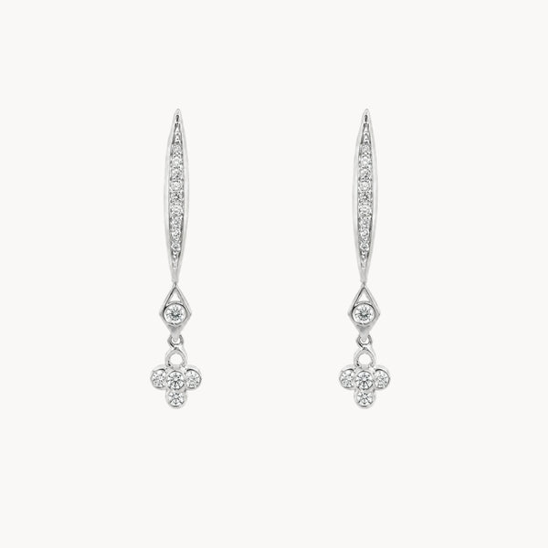 PENDIENTES LARGOS CON CIRCONITAS BORNA