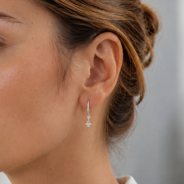 PENDIENTES LARGOS CON CIRCONITAS BORNA