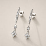 PENDIENTES LARGOS CON CIRCONITAS BORNA