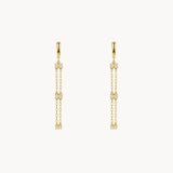PENDIENTES LARGOS CON CIRCONITAS DAPHNE