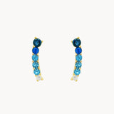 PENDIENTES TREPADORES CON CIRCONITAS TESSA