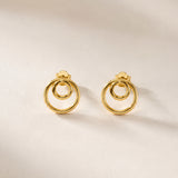 PENDIENTES DOBLE CIRCULO NUSA