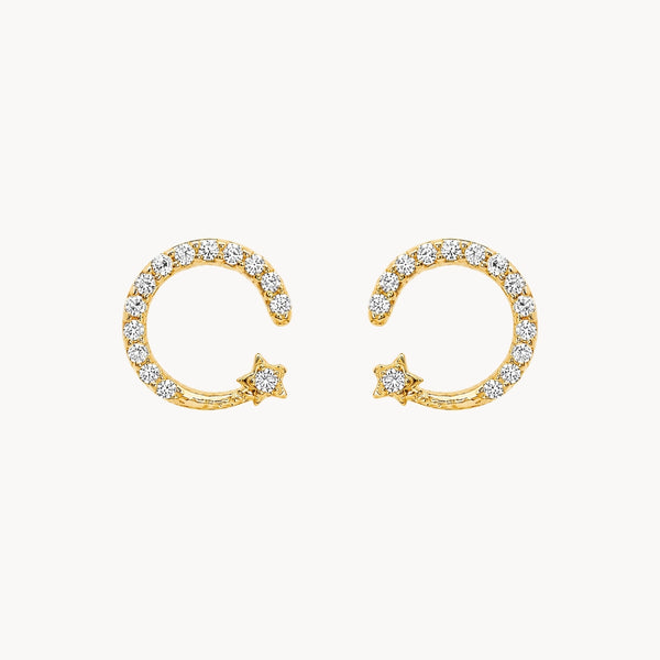 PENDIENTES ESTRELLA CON CIRCONITAS AMY