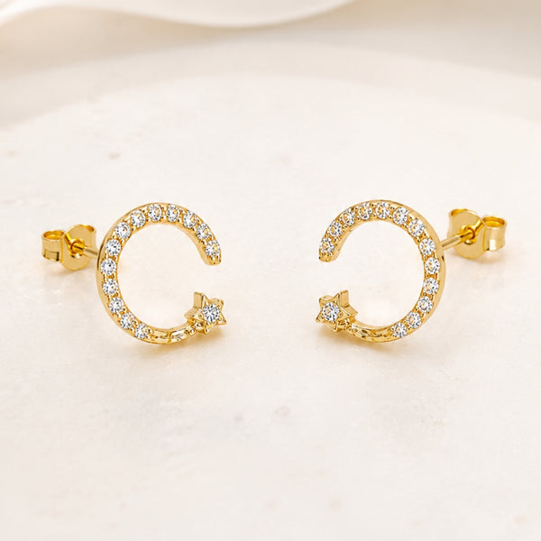 PENDIENTES ESTRELLA CON CIRCONITAS AMY