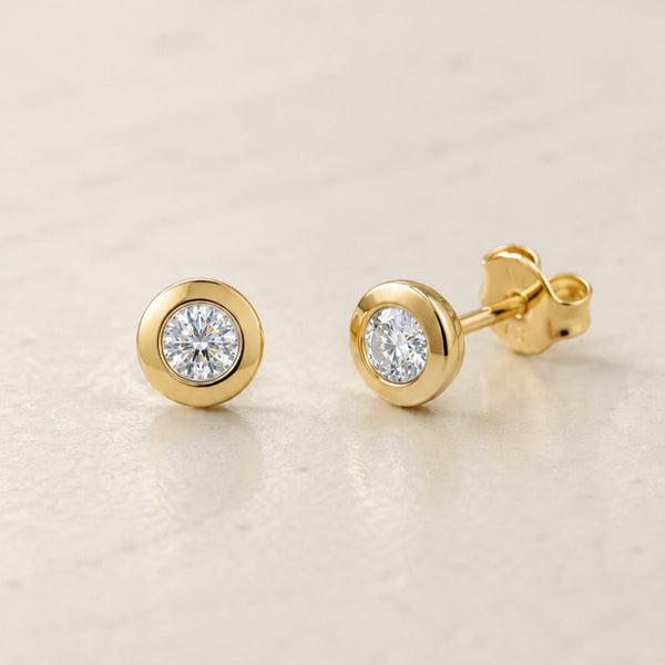PENDIENTES CHATON CON CIRCONITA EMMA