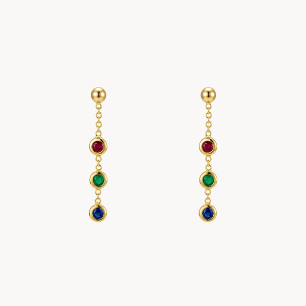 PENDIENTES LARGOS CON CIRCONITAS JUNE