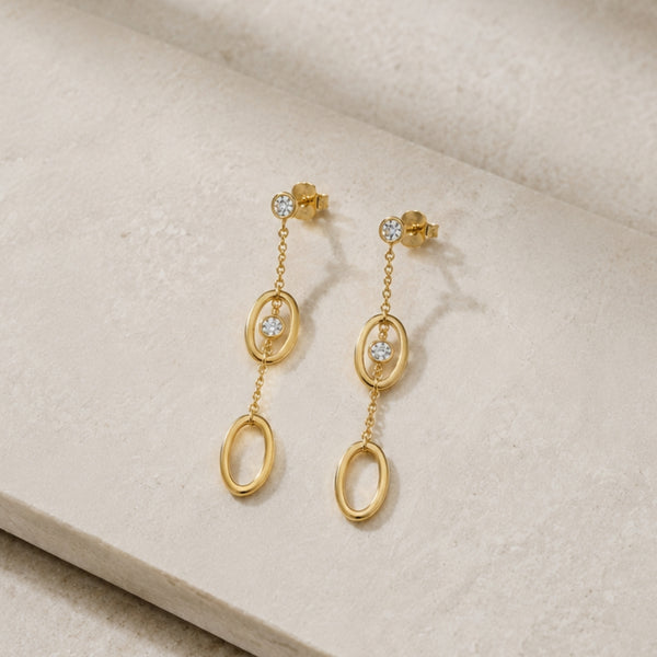 PENDIENTES LARGOS CON CIRCONITAS BLAKE