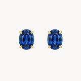 PENDIENTES ZAFIRO OVAL 7X5 HILDA