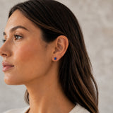 PENDIENTES ZAFIRO OVAL 7X5 HILDA