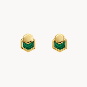 PENDIENTES CON MALAQUITA FAMARA