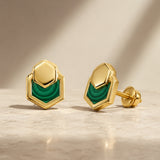 PENDIENTES CON MALAQUITA FAMARA